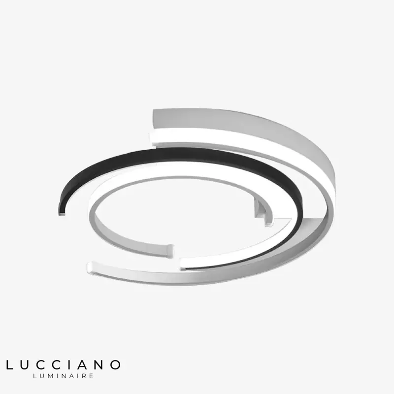 Arc de cercles LED plafond.