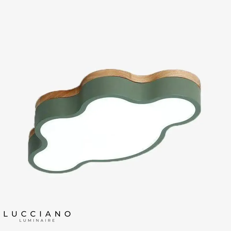 Plafonnier LED nuage bois Botimi
