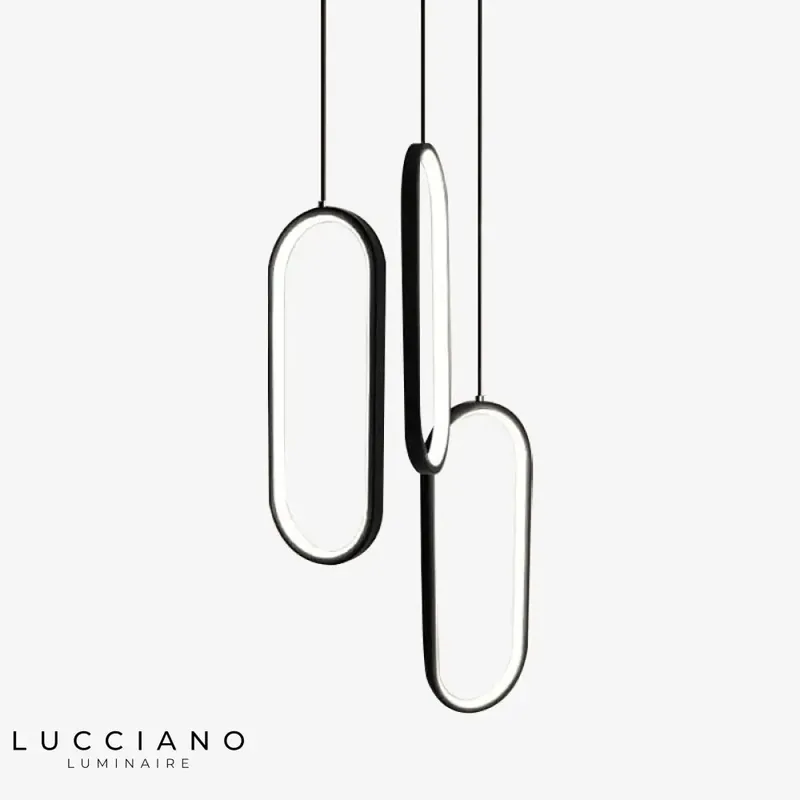 Suspensions LED ovales design
