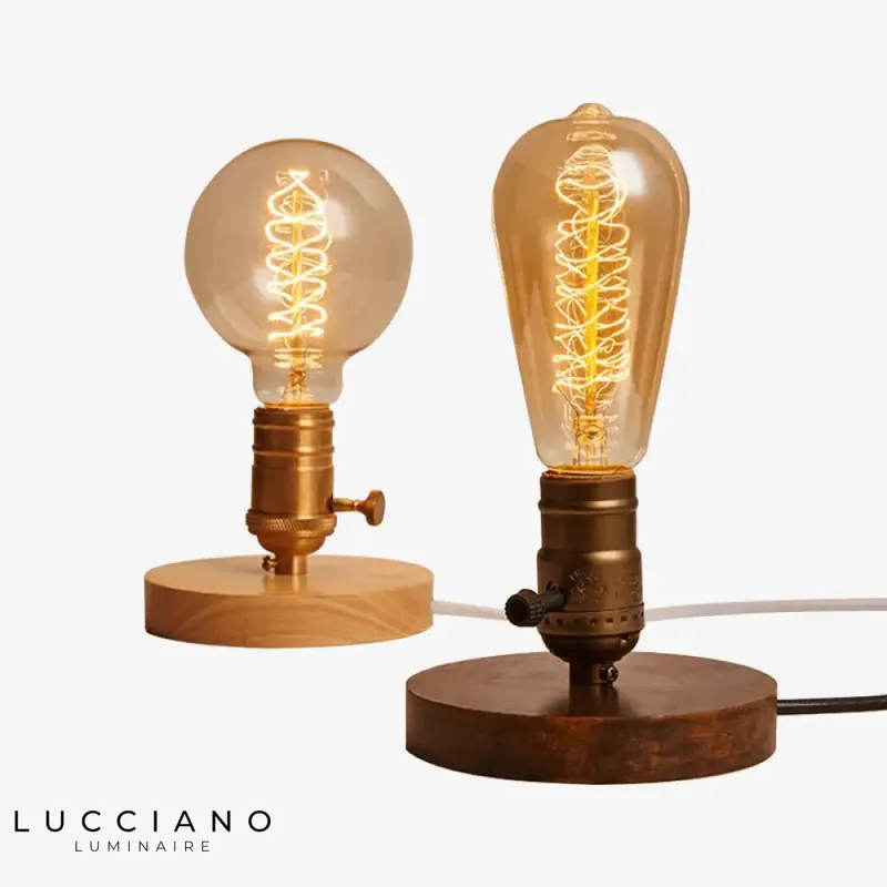 Lampe Vintage Edison Deco Bureau