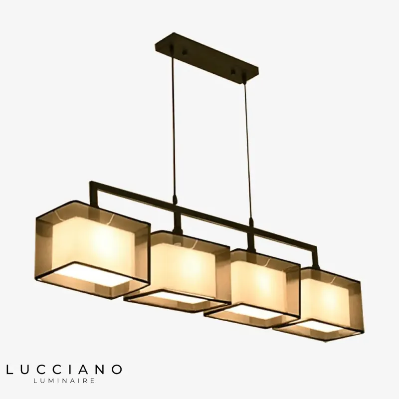 Suspension Cubique Nordique Multilampes