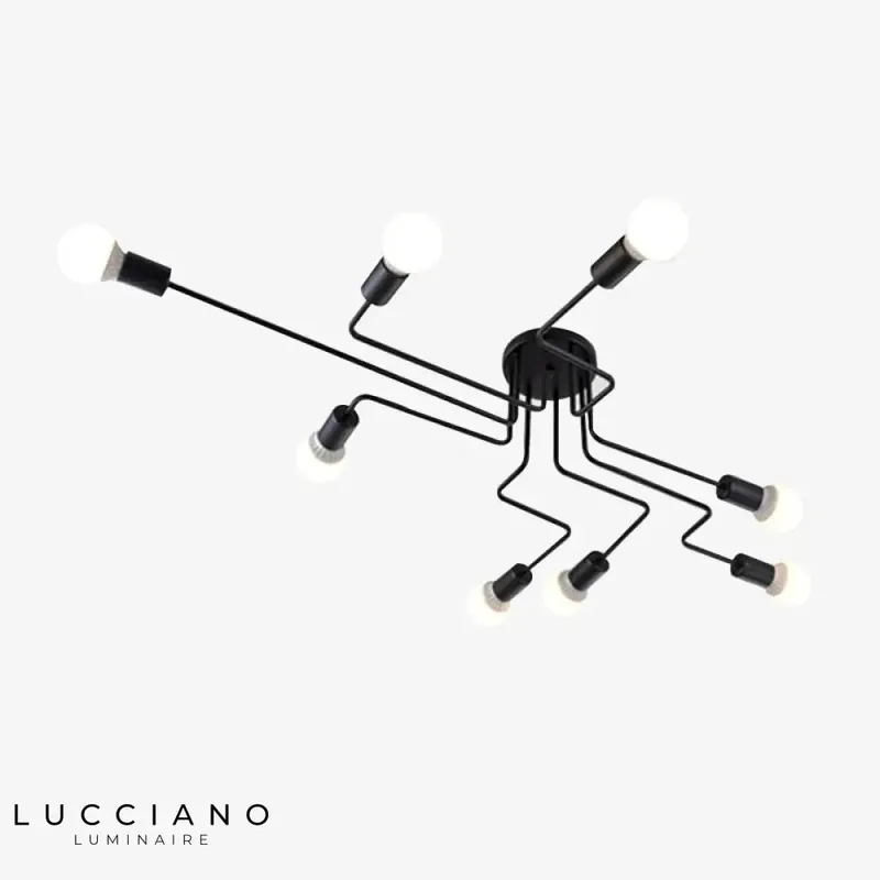 Plafonnier LED multi-bras design