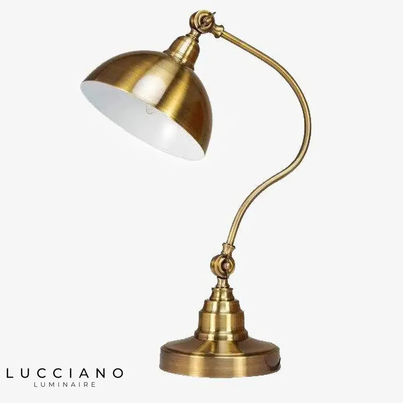 Lampe LED Rustique Doré Punk