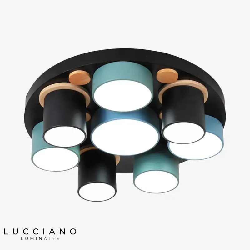 Plafonnier LED Tubes Colorés Orion