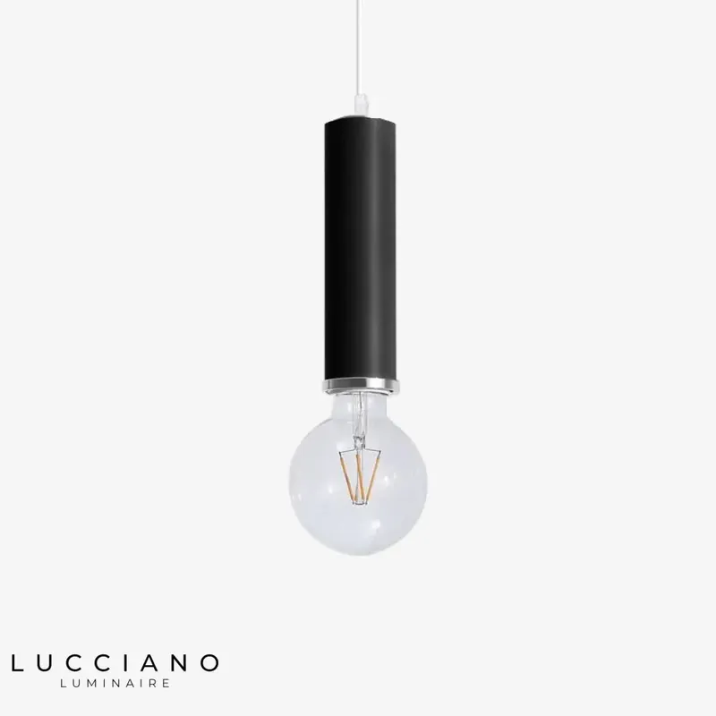 Design LED tube coloré suspendu