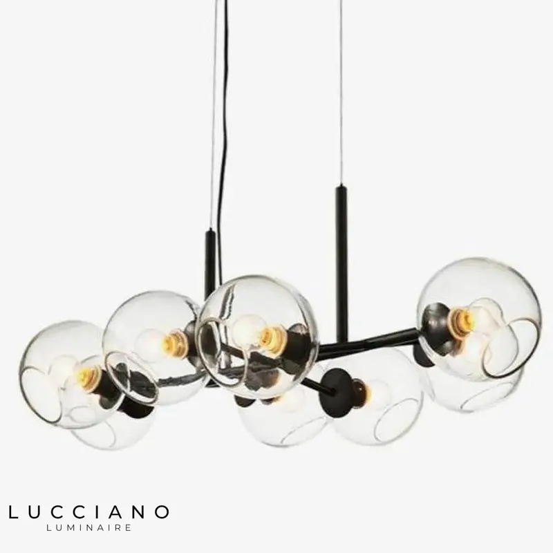 Lustre design en verre créatif