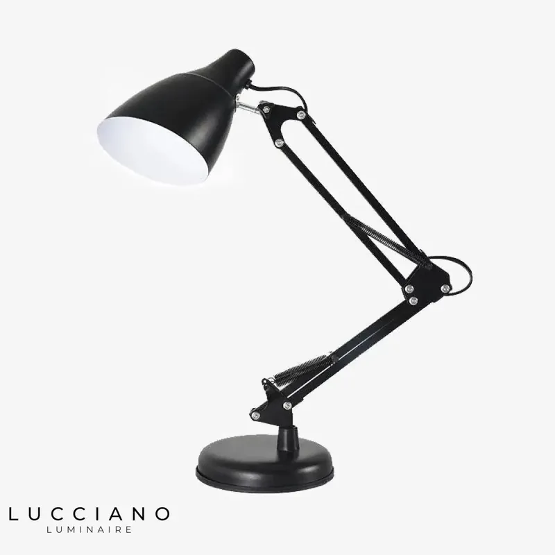Lampe de bureau articulée en métal