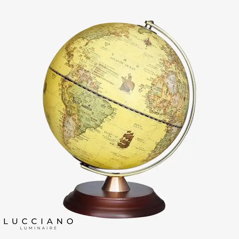Lampe Globe Terrestre LED Chevet
