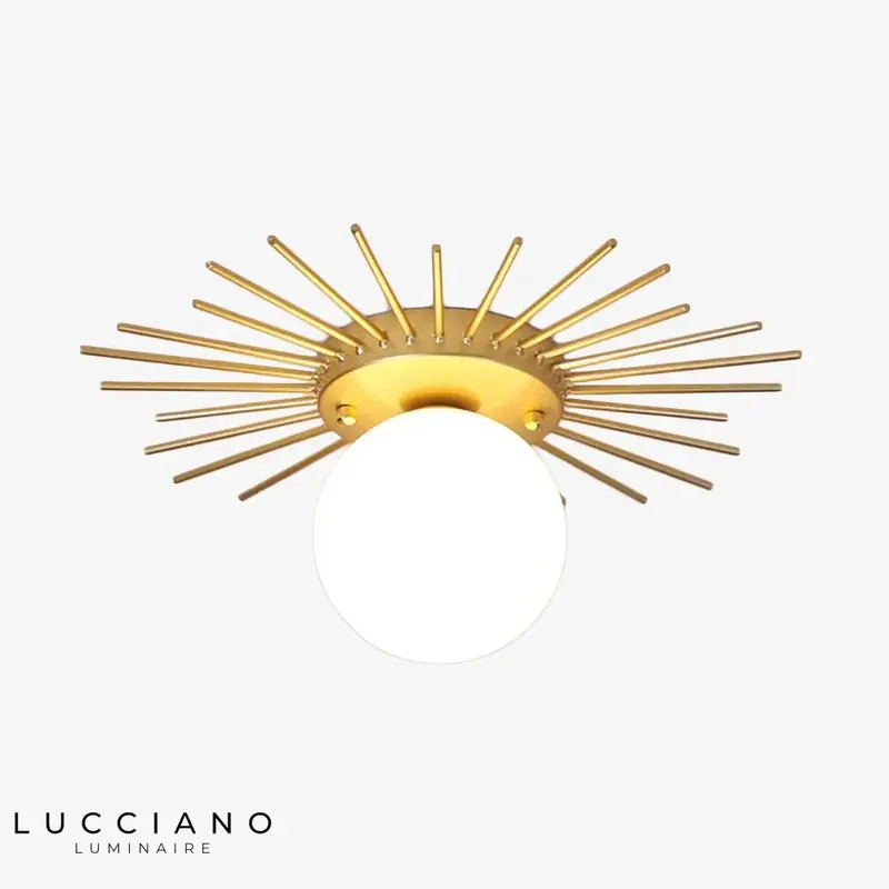Plafonnier LED moderne Soleil Métallique