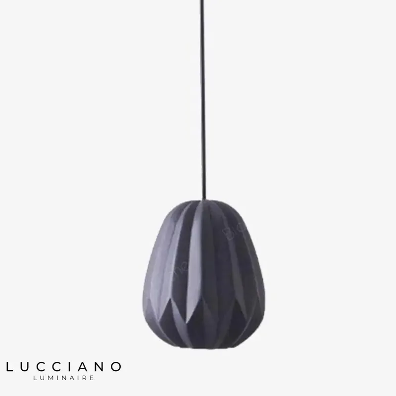 Suspension LED résine colorée Hang