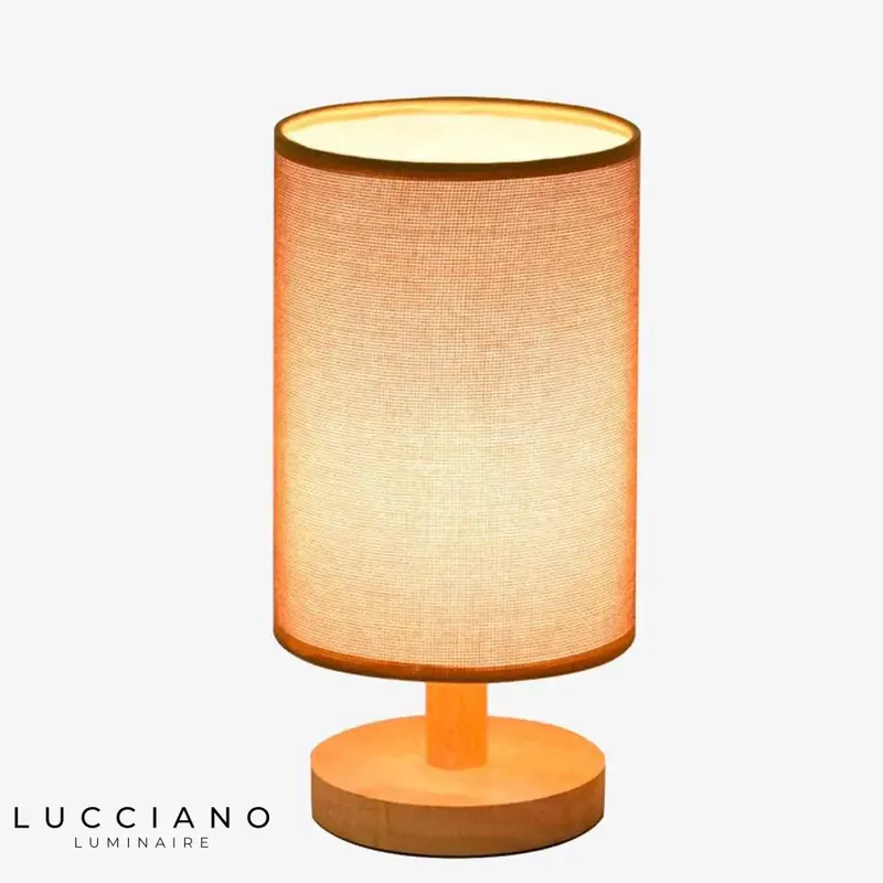 Lampe de chevet abat-jour tissu