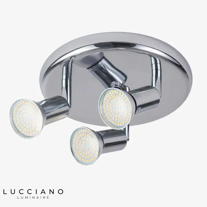 Spot LED chromé moderne plafonnier