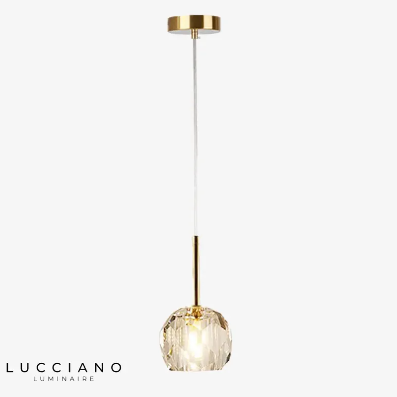 Suspension LED Cristal Ansley Moderne