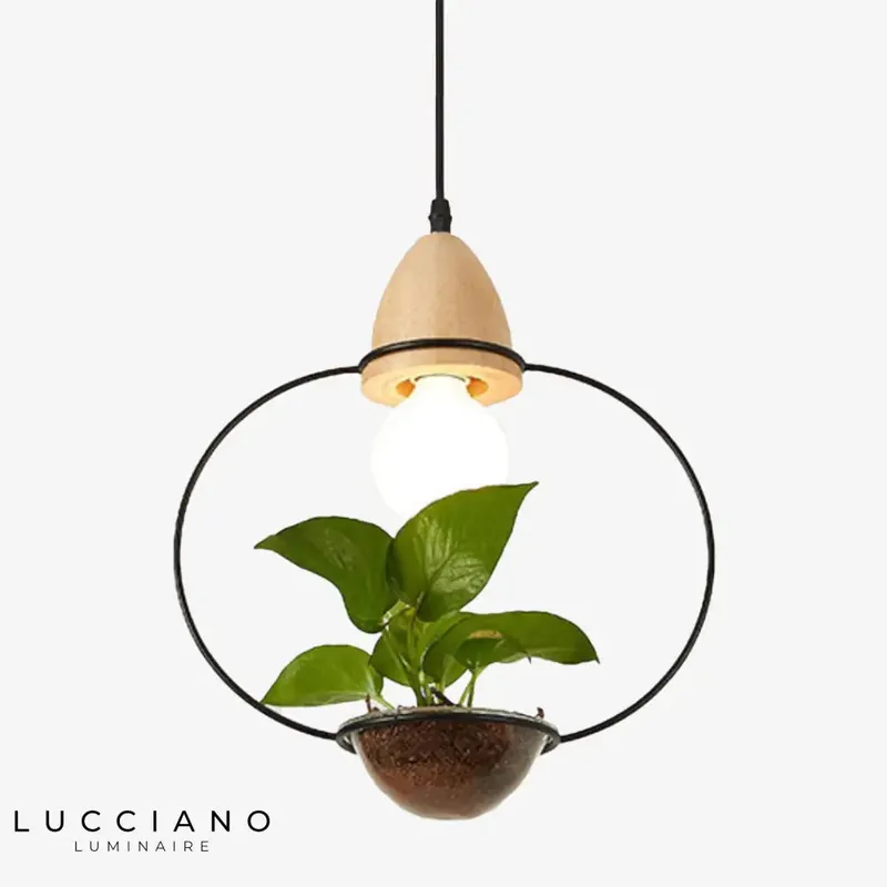 Suspension LED Art Déco Flora