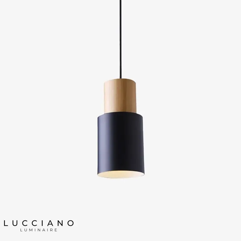 Lampe LED Suspendue Cylindrique Gemira