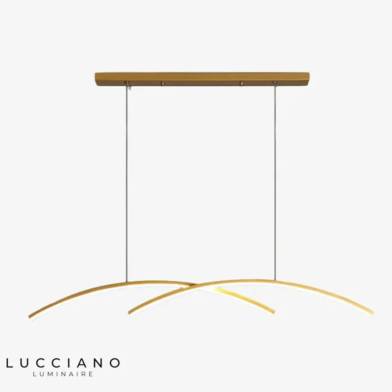 Lustre LED Arc Métallique Roxanna