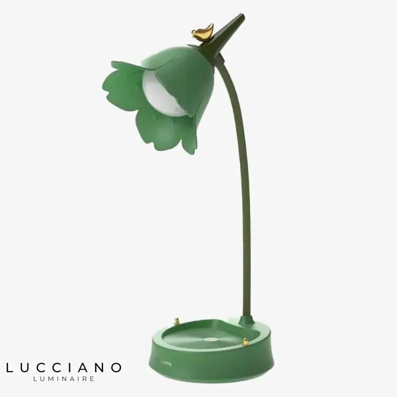 Lampe LED Métal Coloré Fleurs