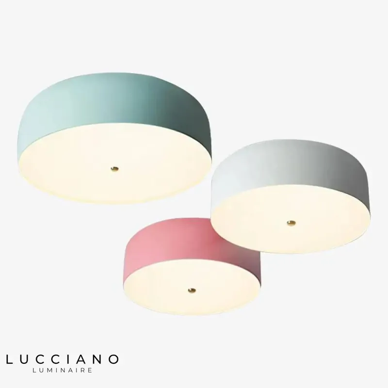 Plafonnier LED rond Nordic design