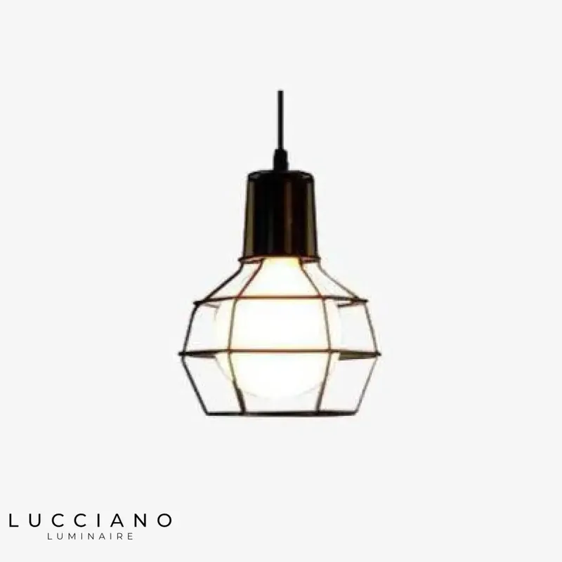Suspension Edison vintage cage style