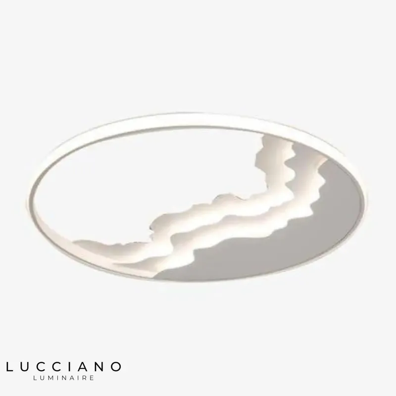 Plafonnier LED Rond avec Motif