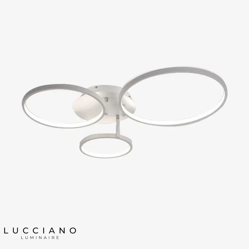 Cercle Blanc Plafonnier Design