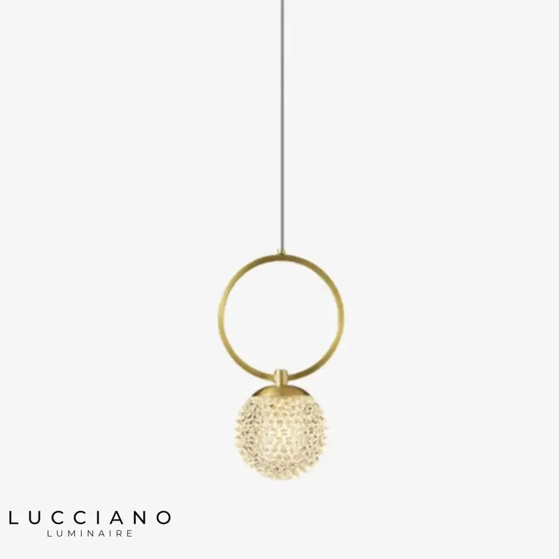 LED Crystal Ball Pendant Light
