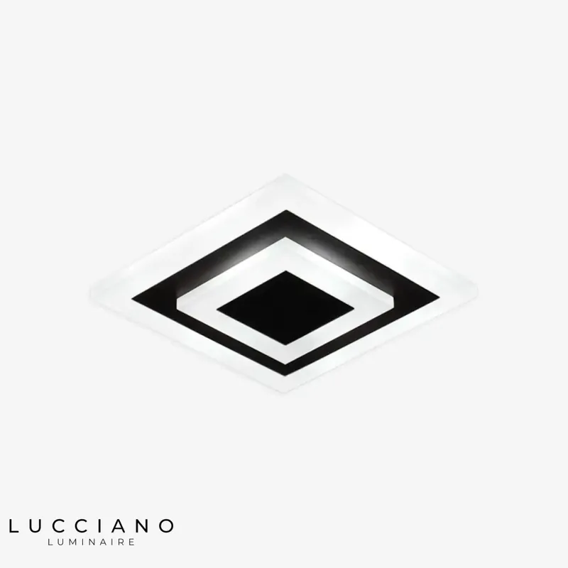 Plafonnier LED Design Métal Circulaire\\/Square