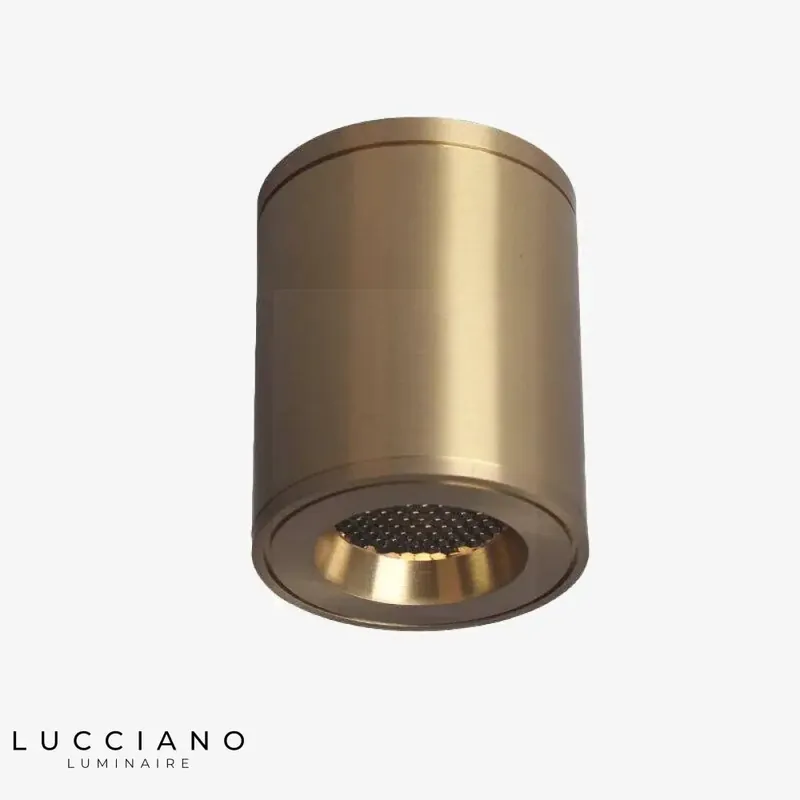 Spot LED Cuivré Design Cylindre