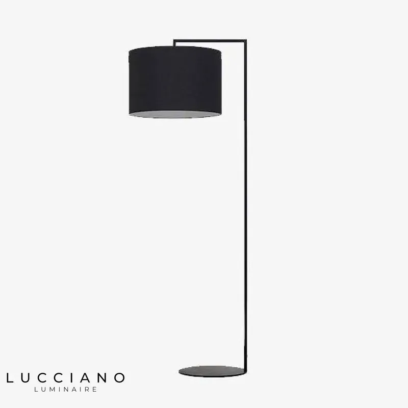 Lampadaire Contemporain Abat-Jour Tissu