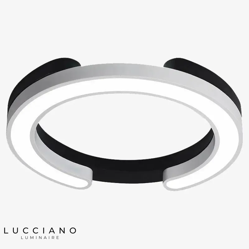 Double Cercle LED Plafonnier Study