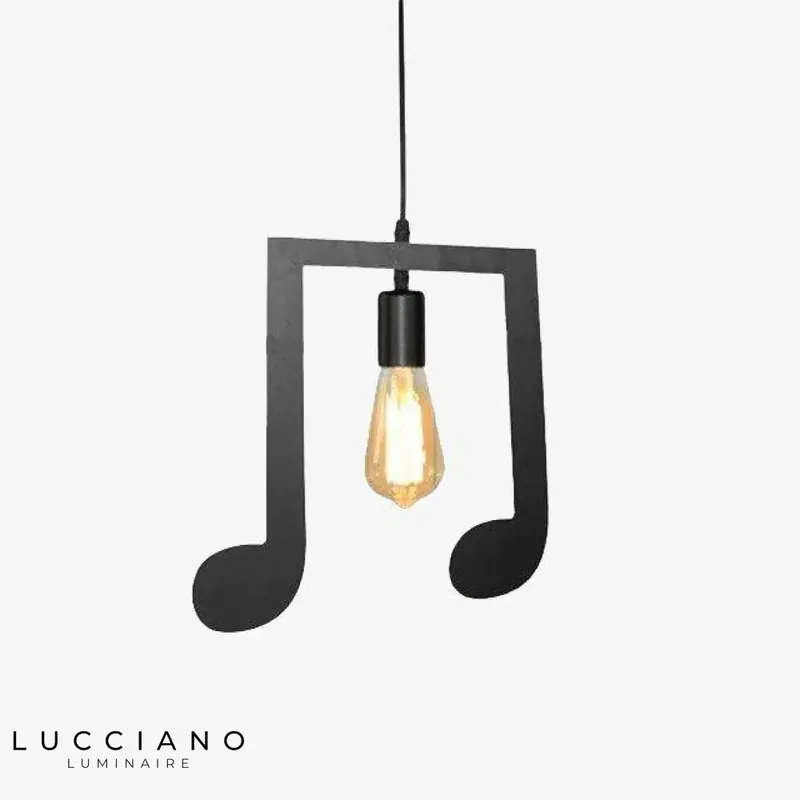 Suspension LED Notes Musicales