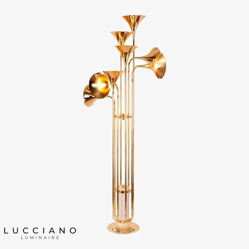 Lampadaire moderne LED or Foyer