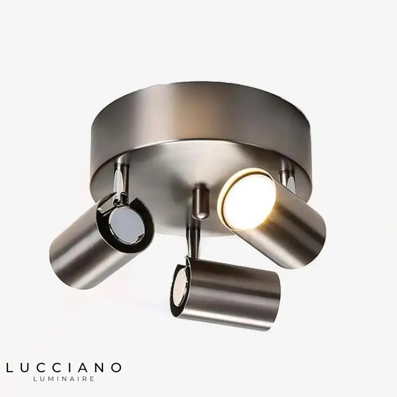 Plafonnier LED rond ajustable