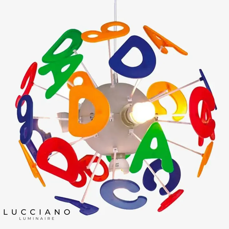 Luminaire Alphabet LED Enfant Coloré