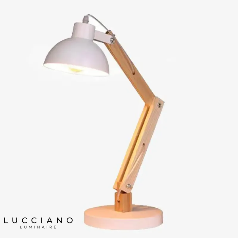 Lampe de Bureau Bois Ajustable Manu