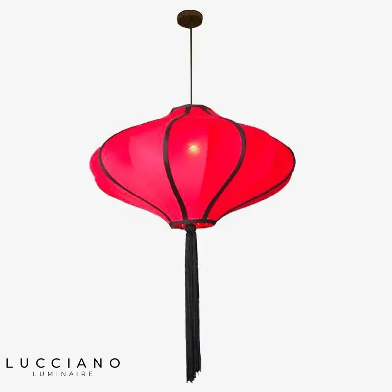 Suspension LED chinoise colorée