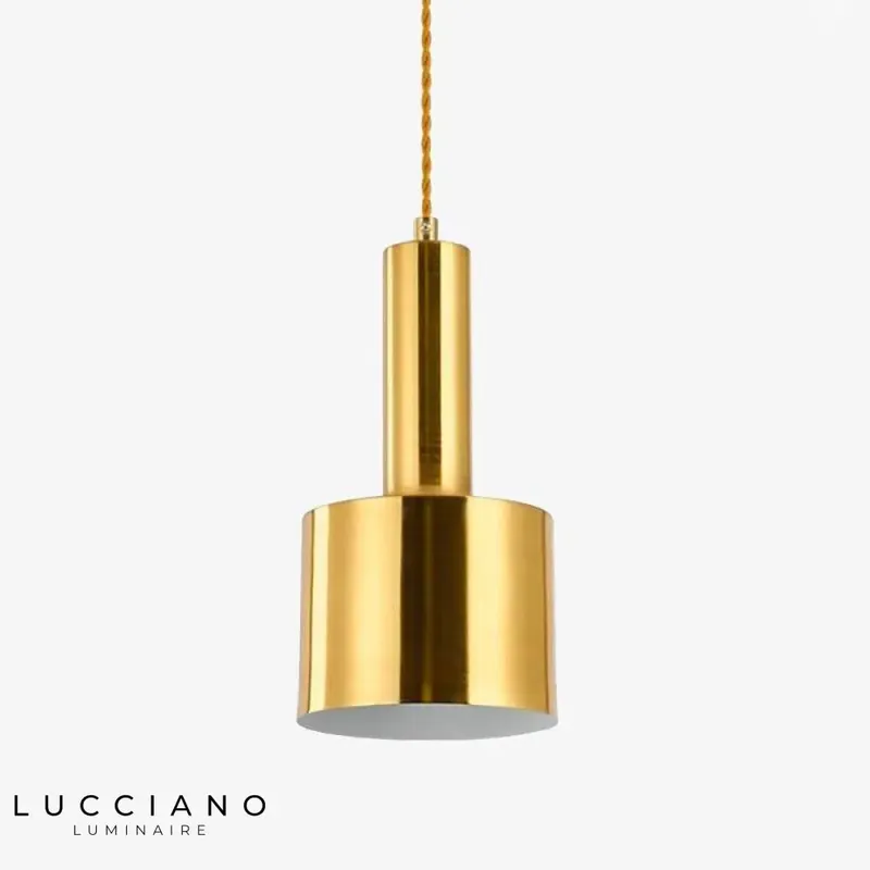 Design de suspension dorée européenne