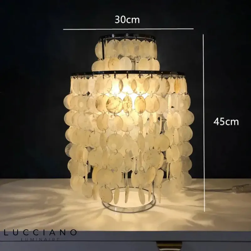 Lampe moderne LED Loredi nacrée