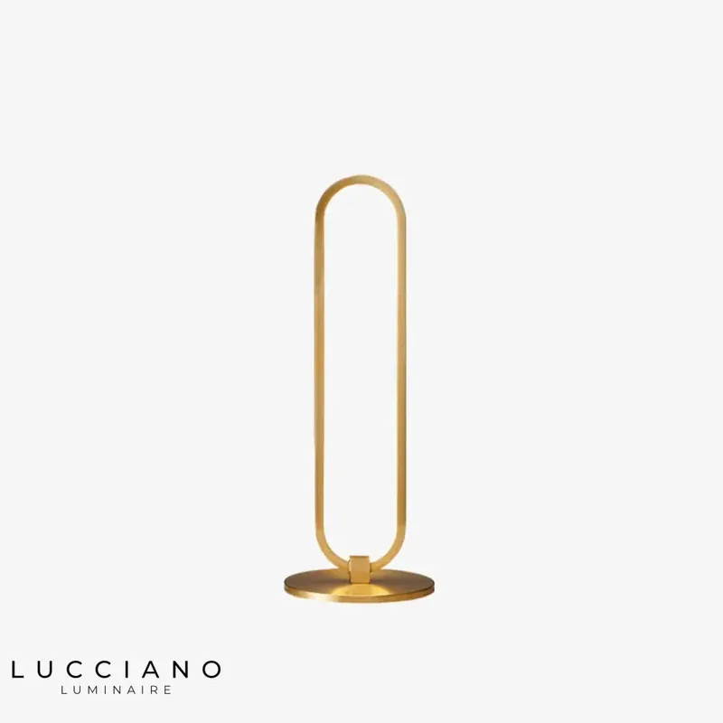 Lampe LED Design Anneau Métallique