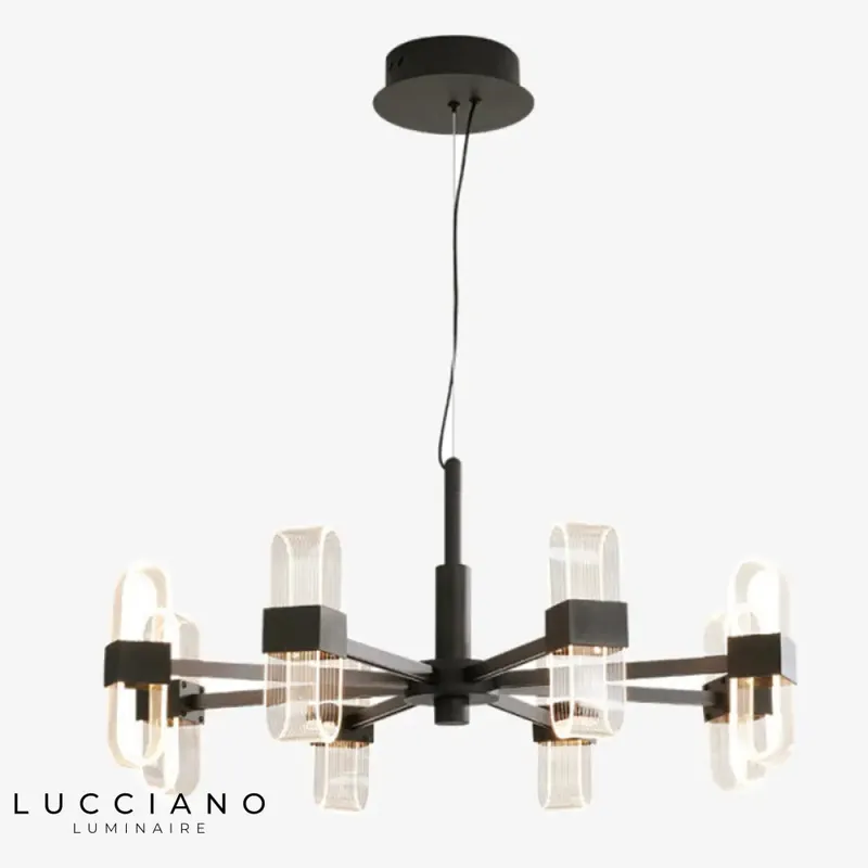 Lustre design Nevis ajustable transparent