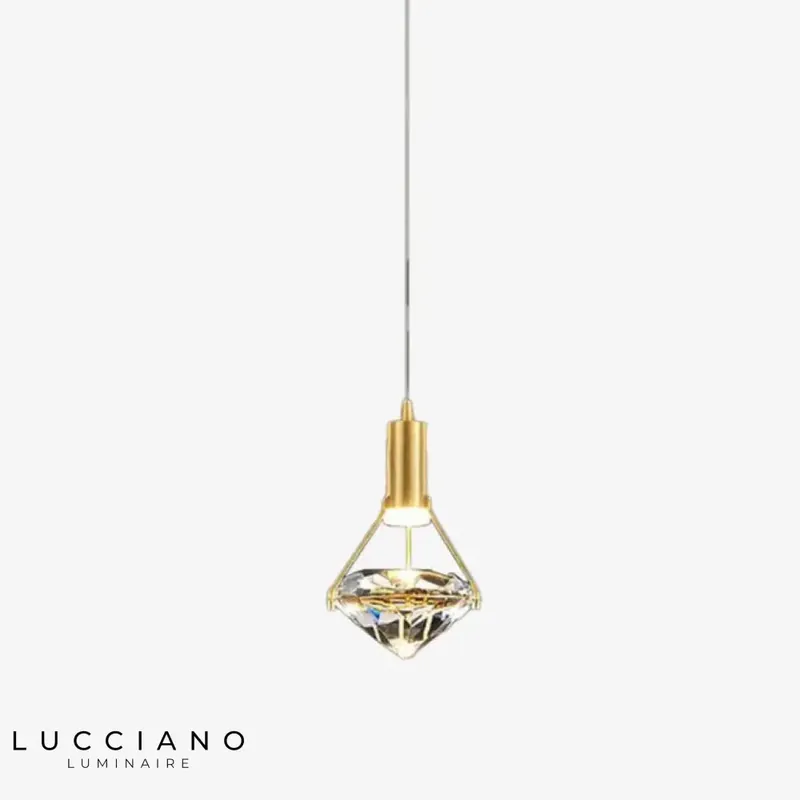 Suspension LED diamant luxe Savia