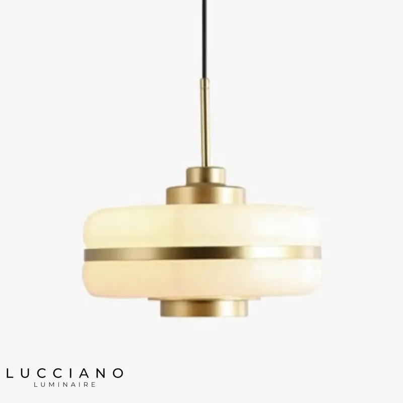 Suspension LED Rinna Blanc Doré