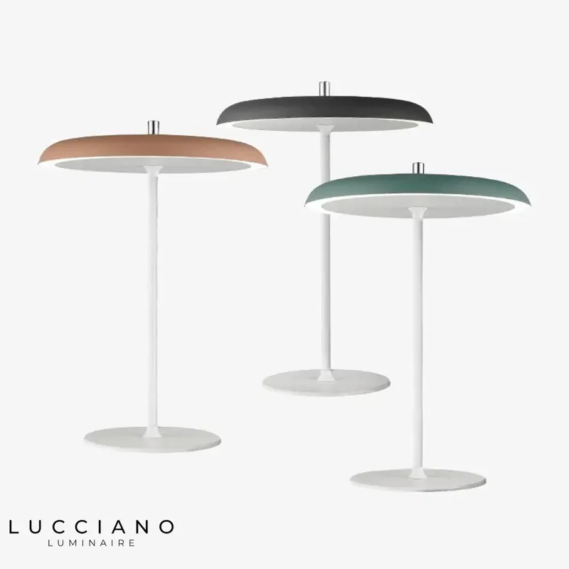 Lampe LED ovale Leyra en métal