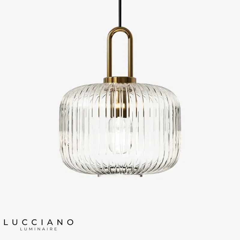Suspension Charlise en verre contemporain