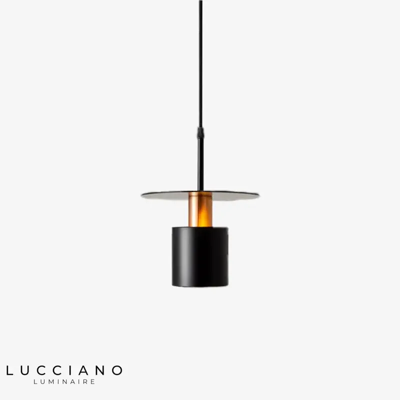 Suspension design abat-jour cylindrique Roscot