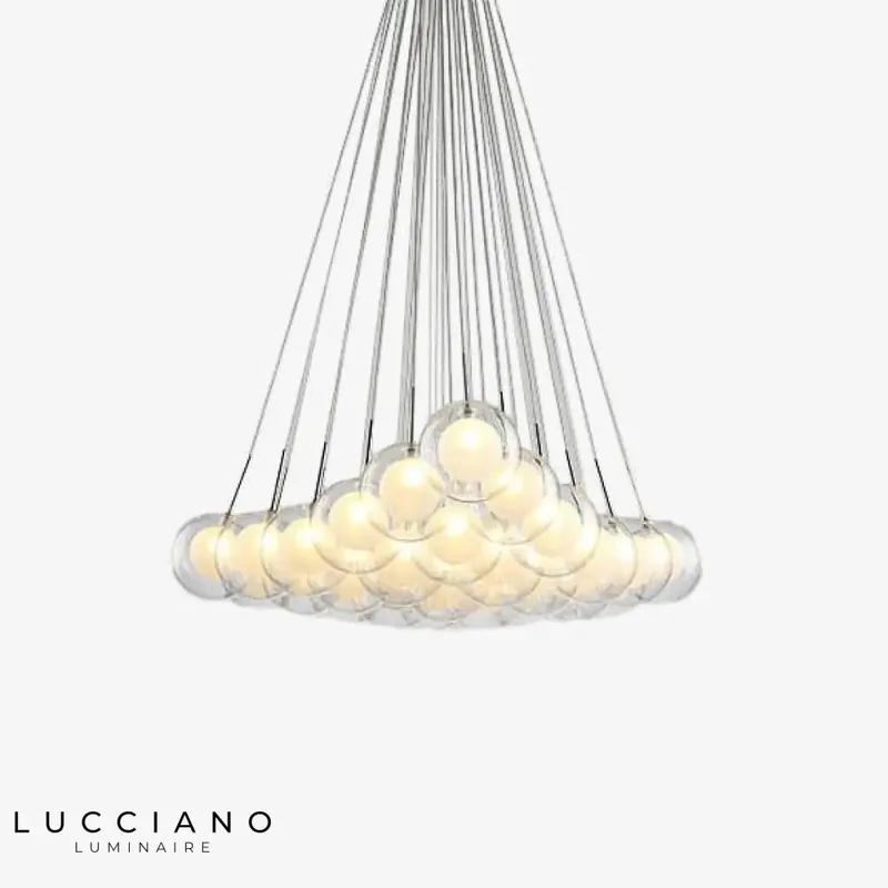 Lustre LED Moderne Bulles Suspendues