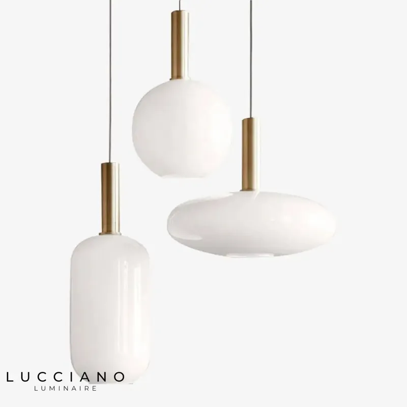 Verre Ovale Valette Suspension Moderne