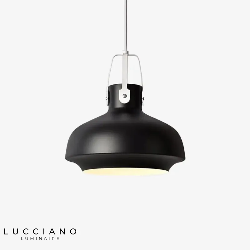 Suspension Industrielle Abat-jour Rond Aliza