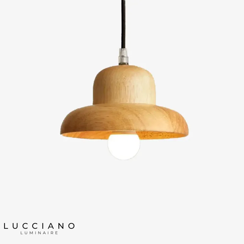 Suspension Scandinave Abat-Jour Bois Zoraida