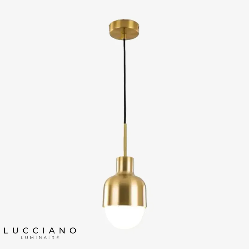 Suspension LED dorée minimaliste Melania